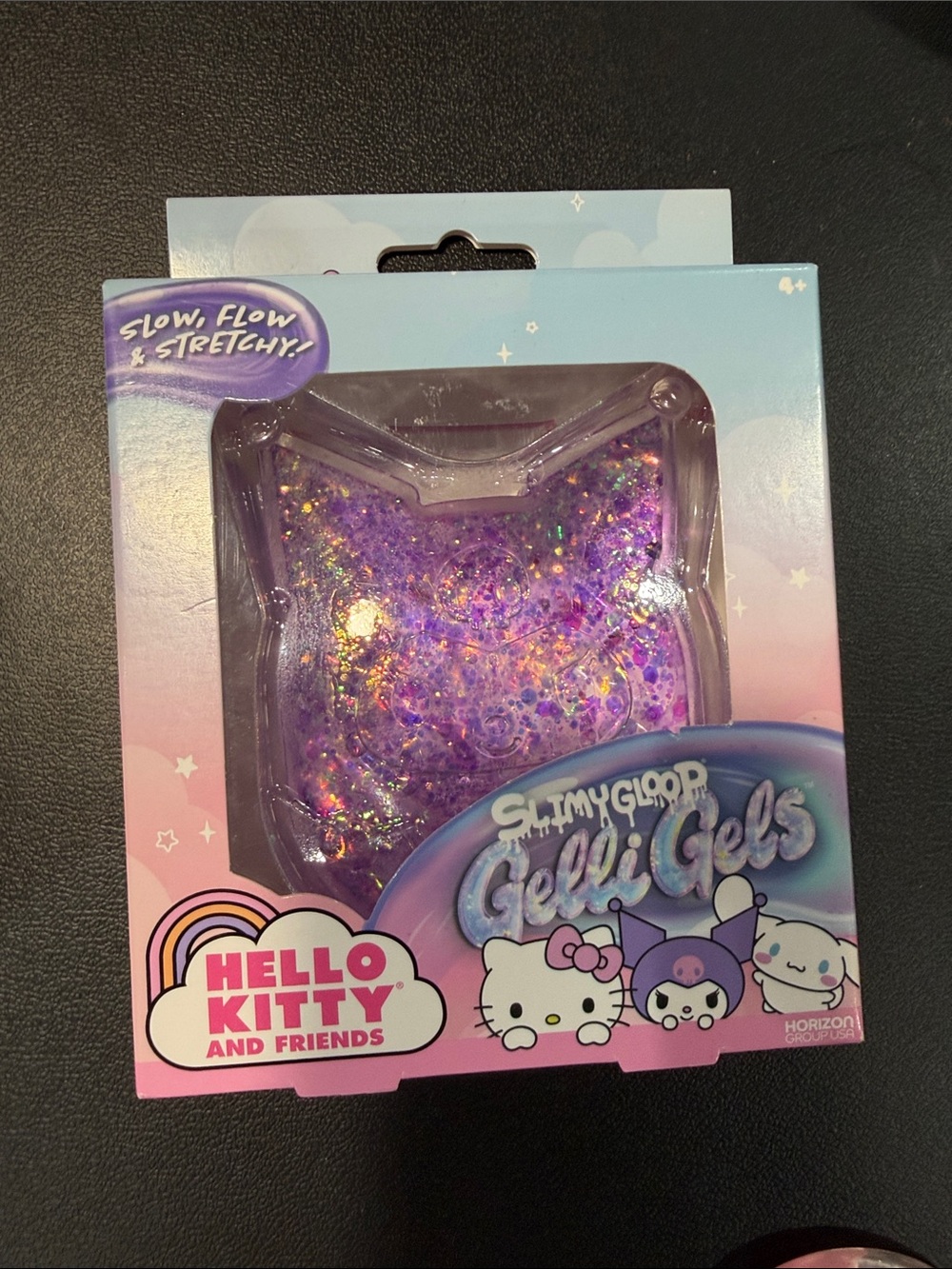 Hello Kitty Iridescent Purple Glitter Gelli Gel